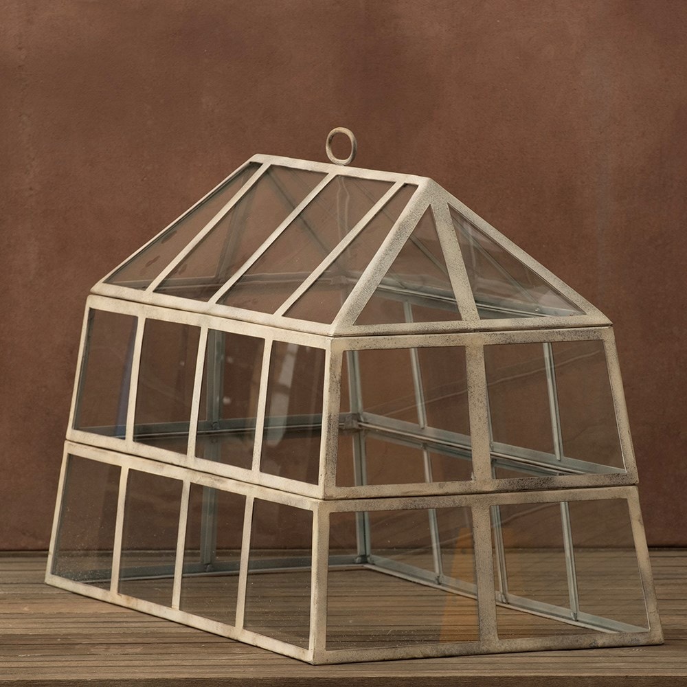 Victorian rectangular cloche - double height 