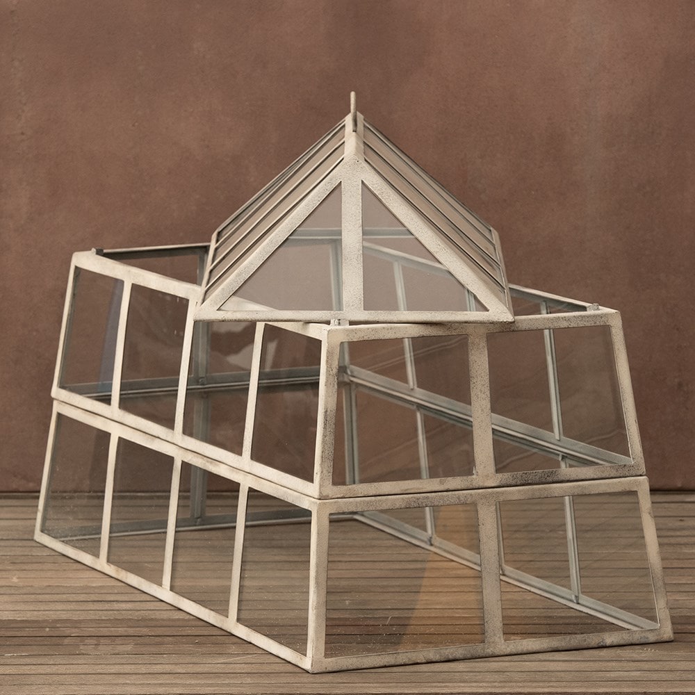 Victorian rectangular cloche - double height 