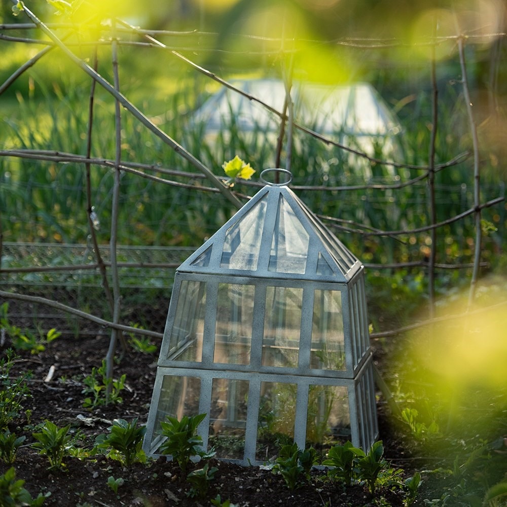 Victorian square cloche - double height