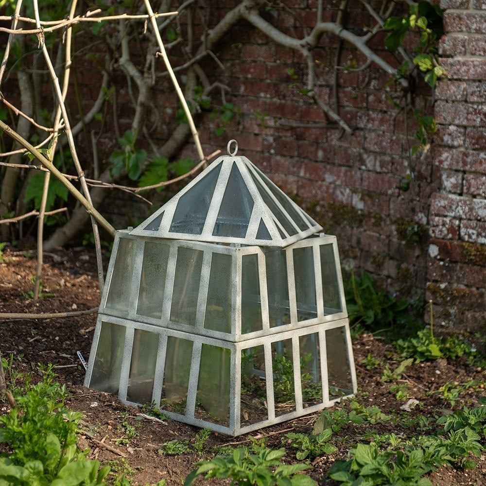 Victorian square cloche - double height