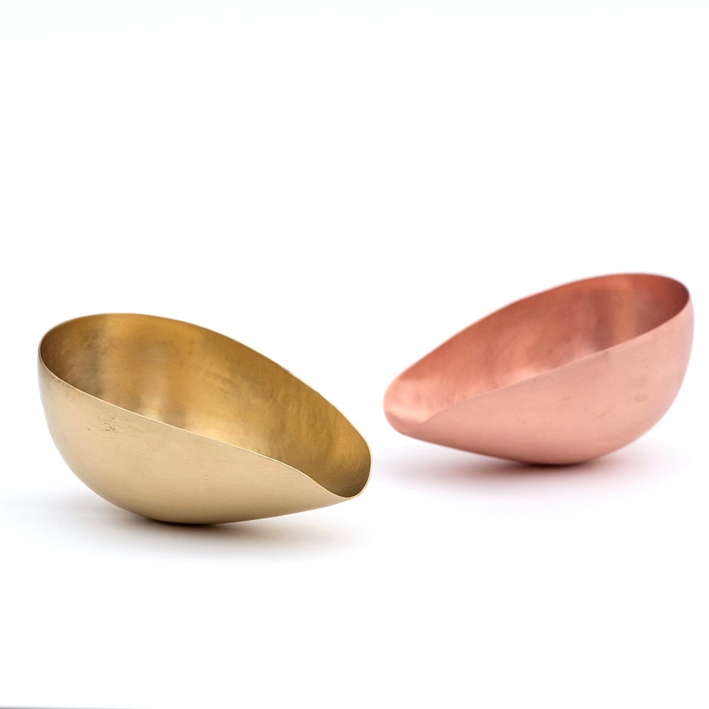 Soil potting scoop - copper
