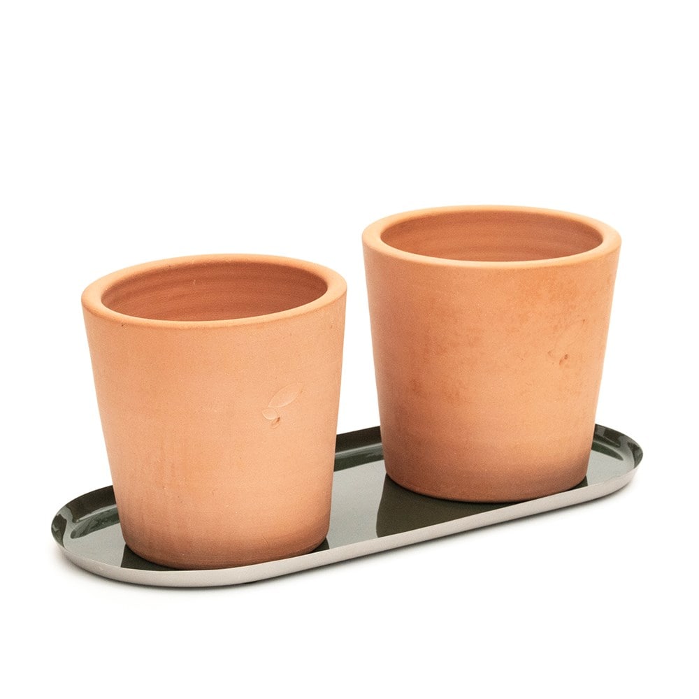 Oblong tray