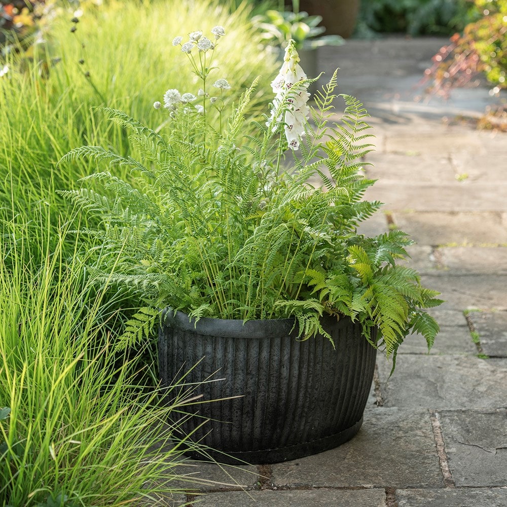 Oval dolly tub - ash grey