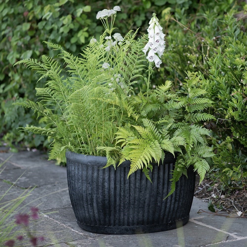 Oval dolly tub - ash grey