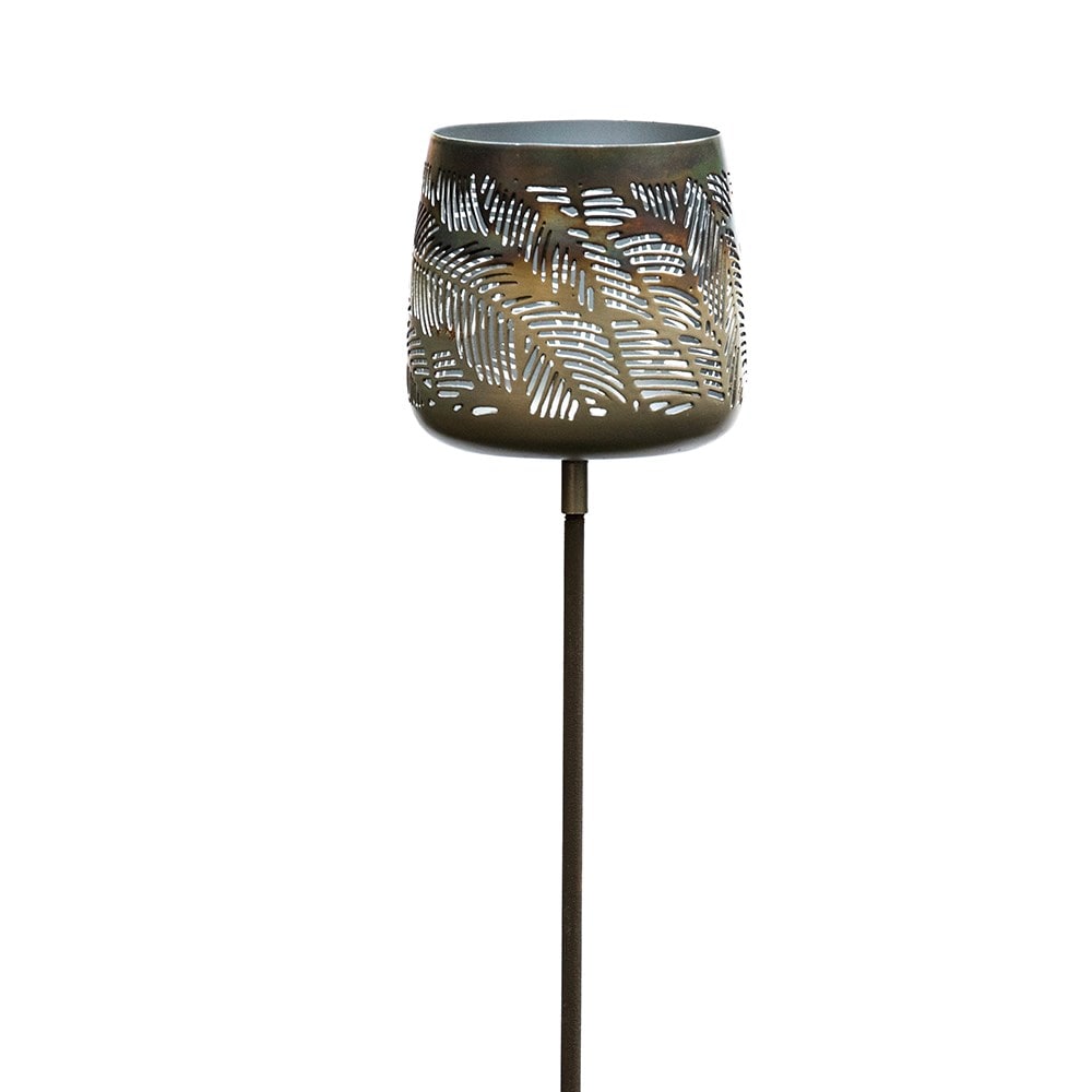 Leafy tealight holder stake