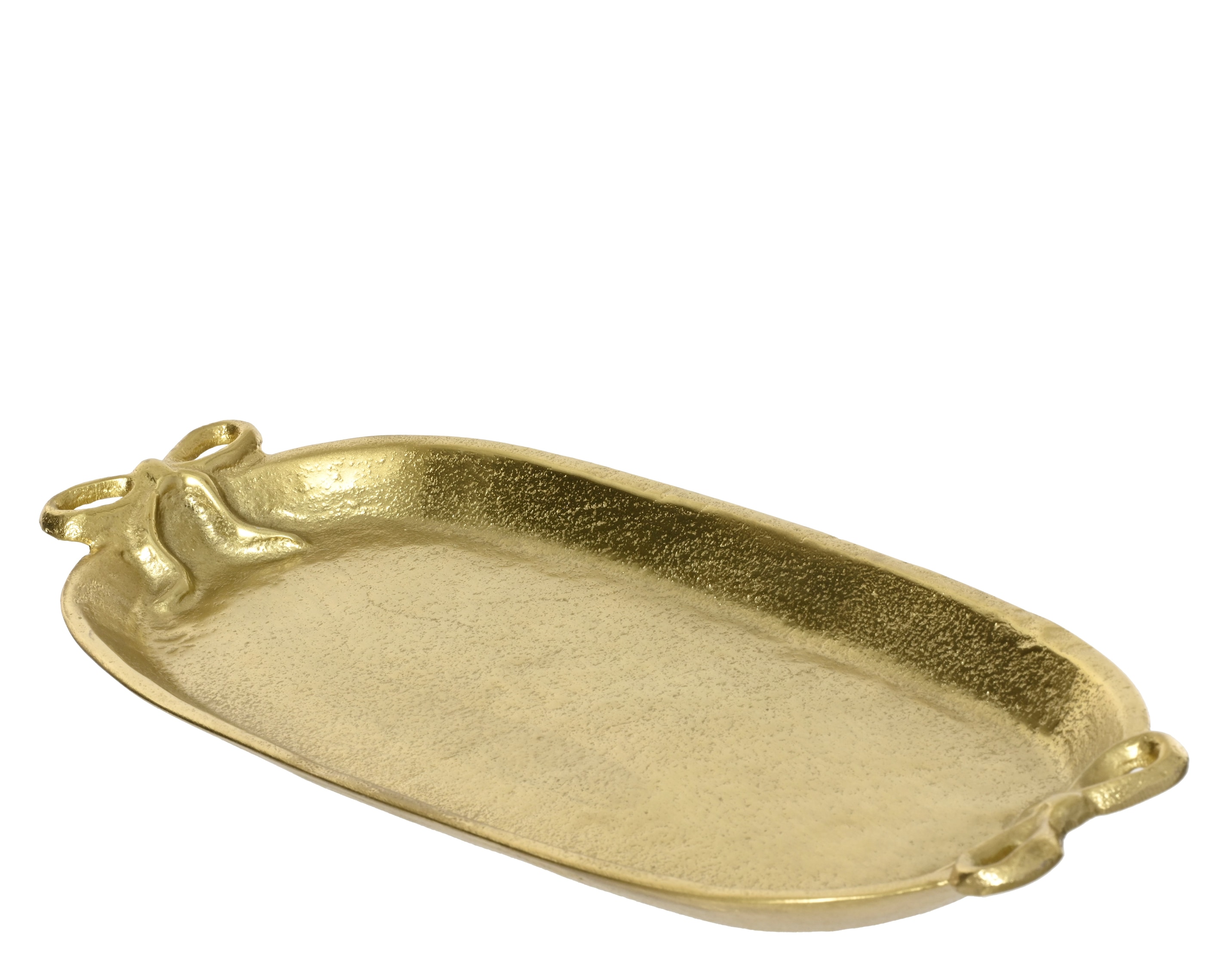 Gold bow plate
