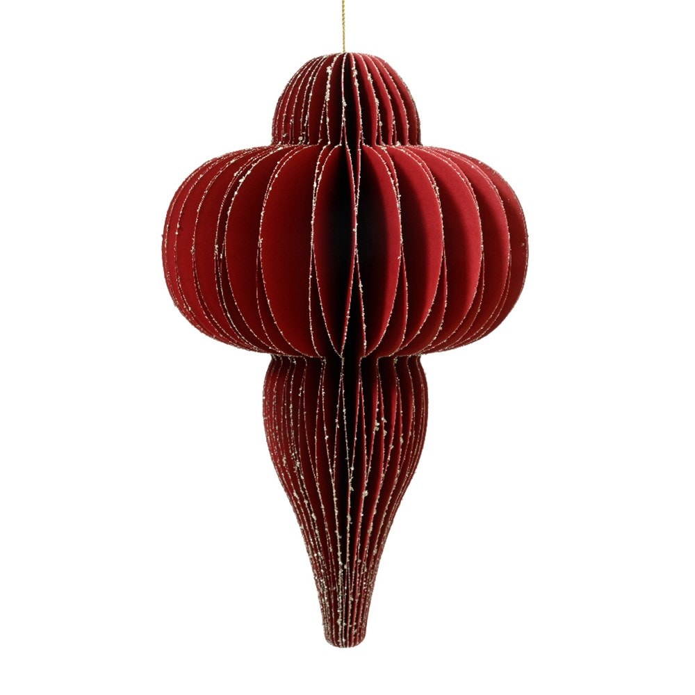 Red paper lantern bauble