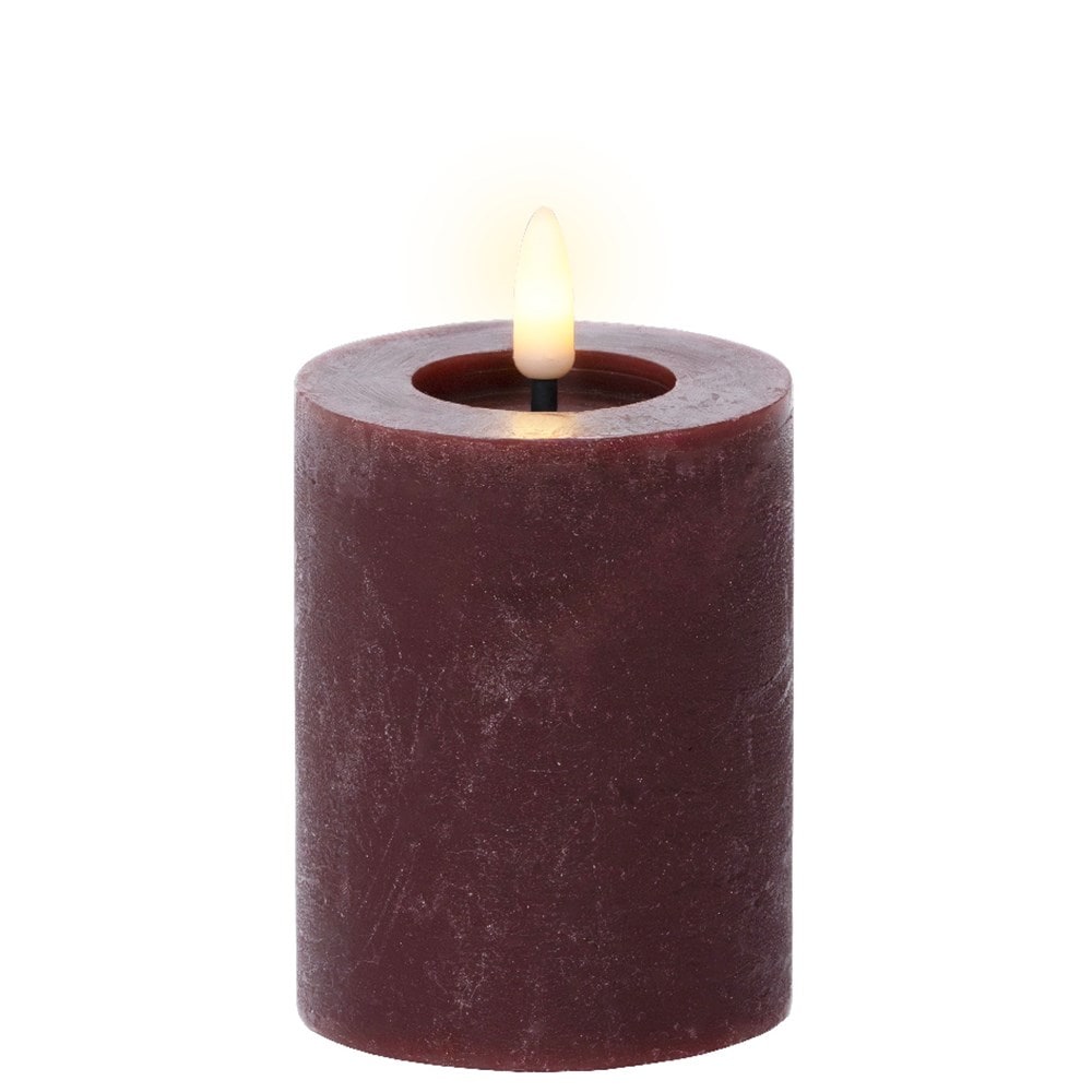 Burgundy LED candle