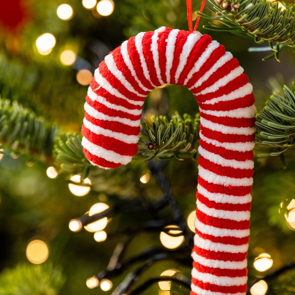 Two large candy canes