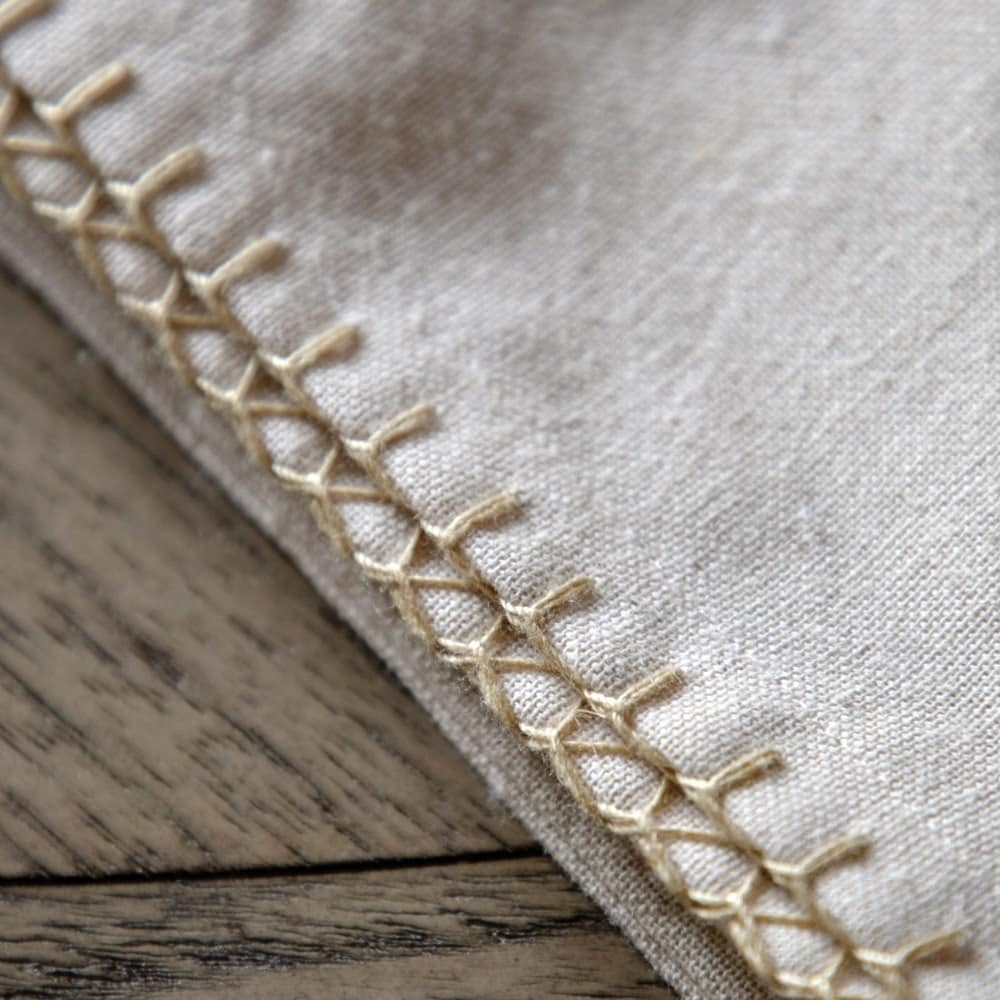 Four snowflake napkins