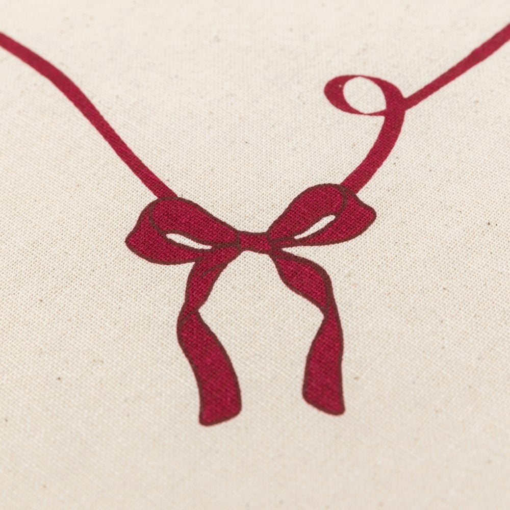 Bow design table cloth