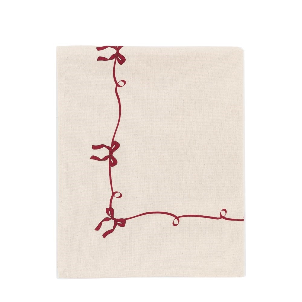 Bow design table cloth