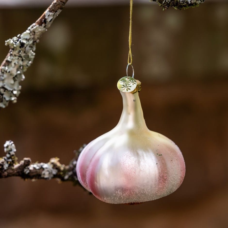 Glass garlic bulb