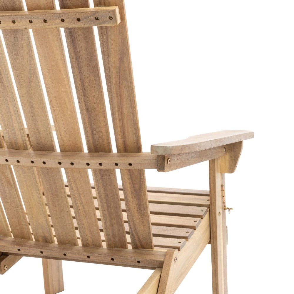 Wooden lounger chair