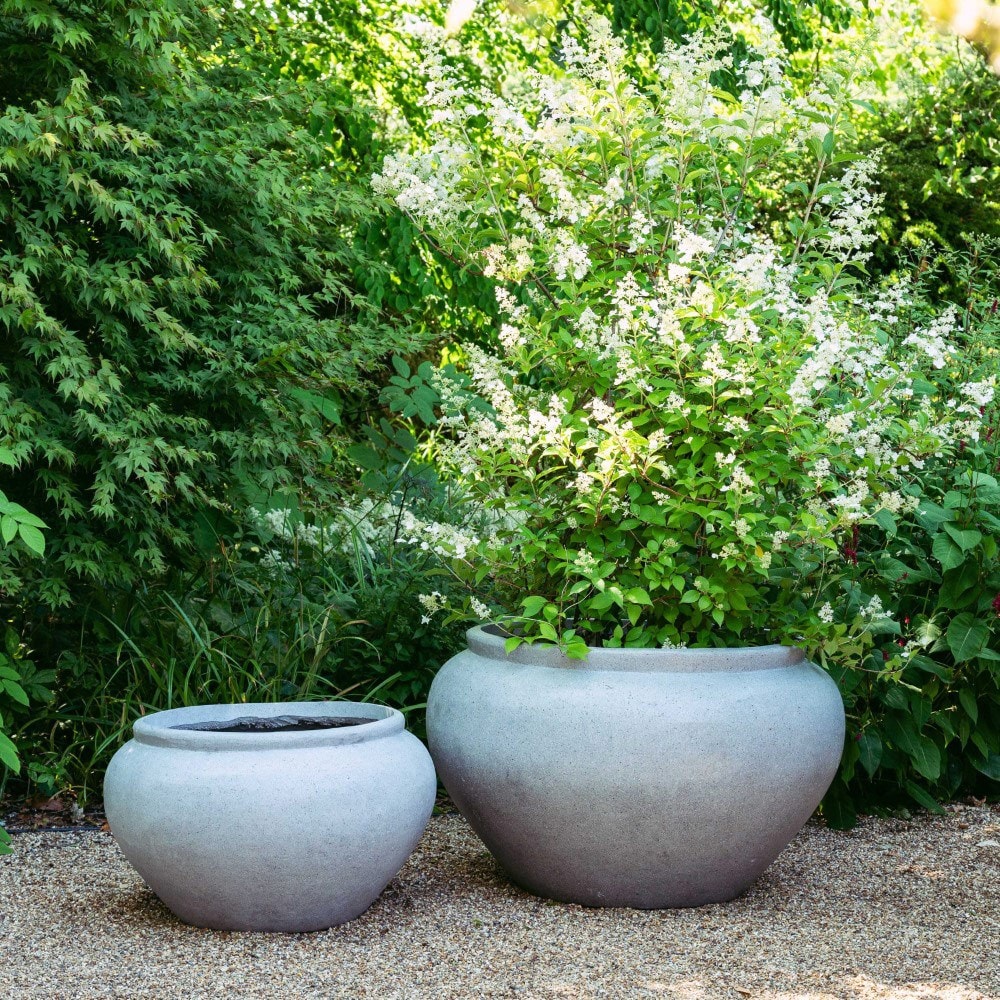 Vase planter - light grey