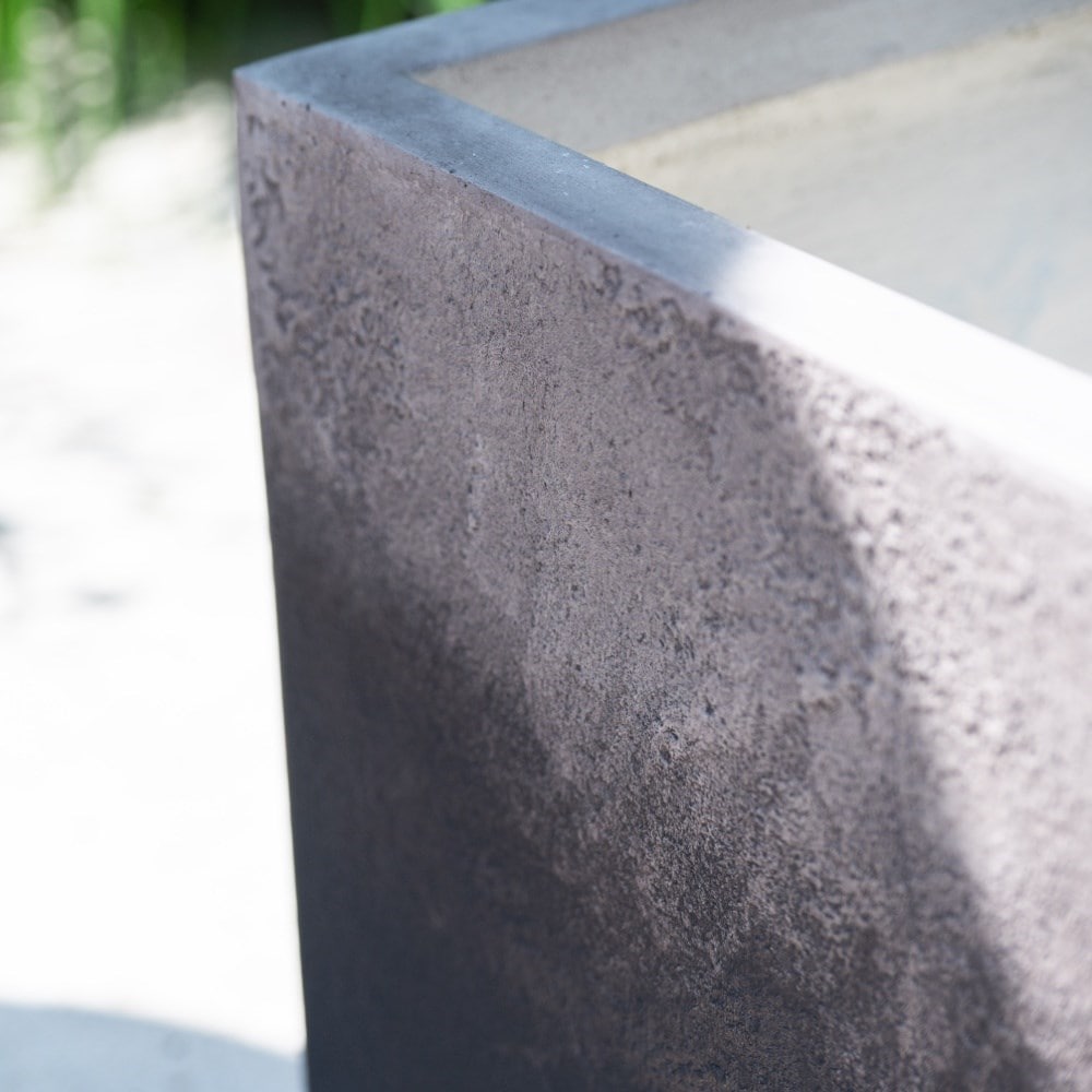 Textured ombre cube planter