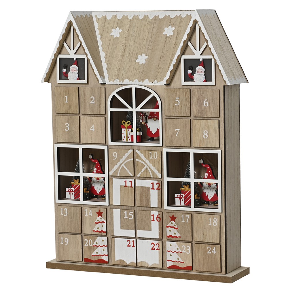 Wooden advent calendar