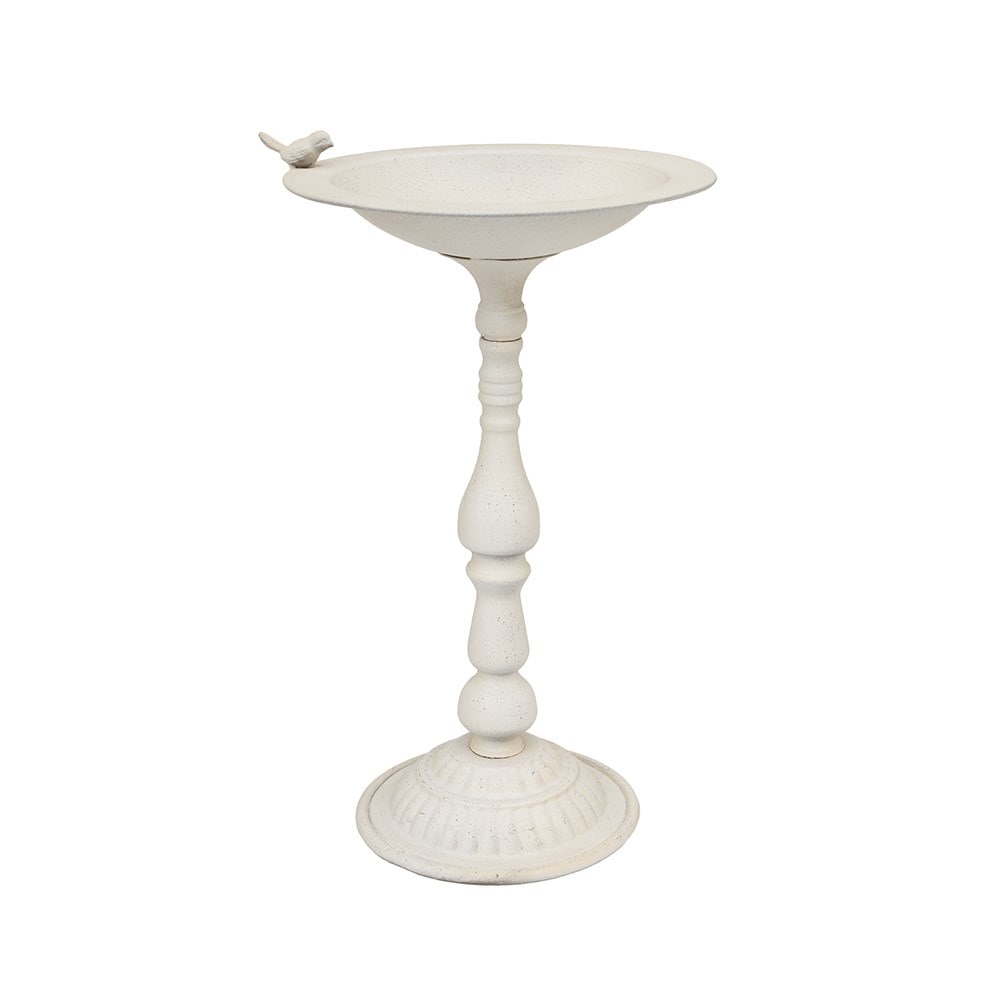 Bird batch on stand - cream