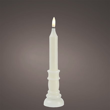 White LED standing dinner candle