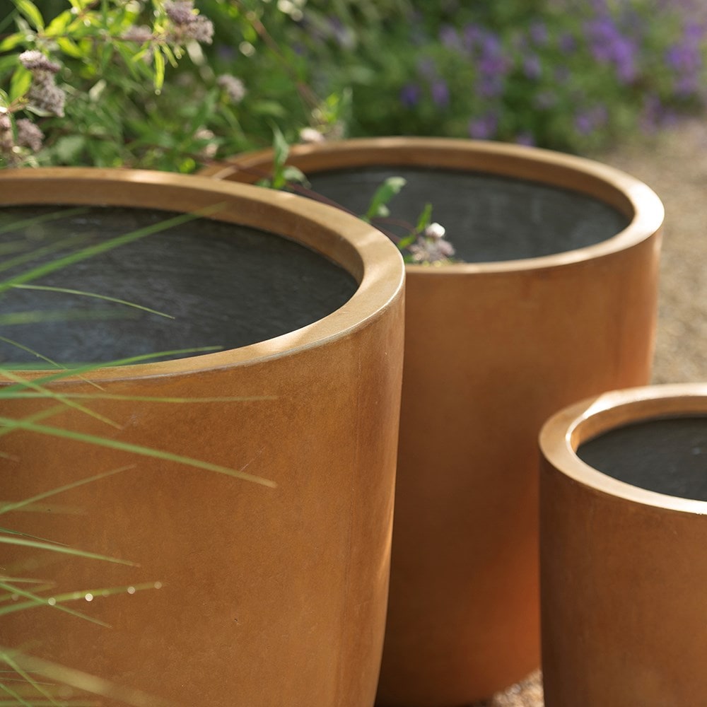 Drop planter - rust 