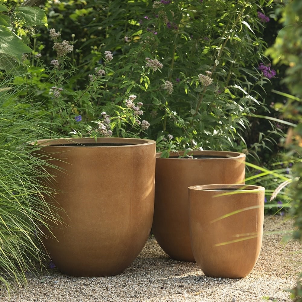 Drop planter - rust 