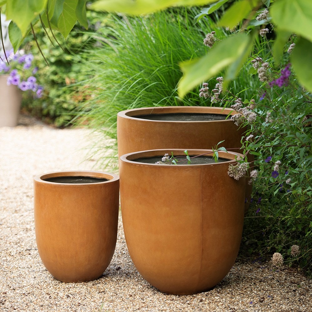 Drop planter - rust 