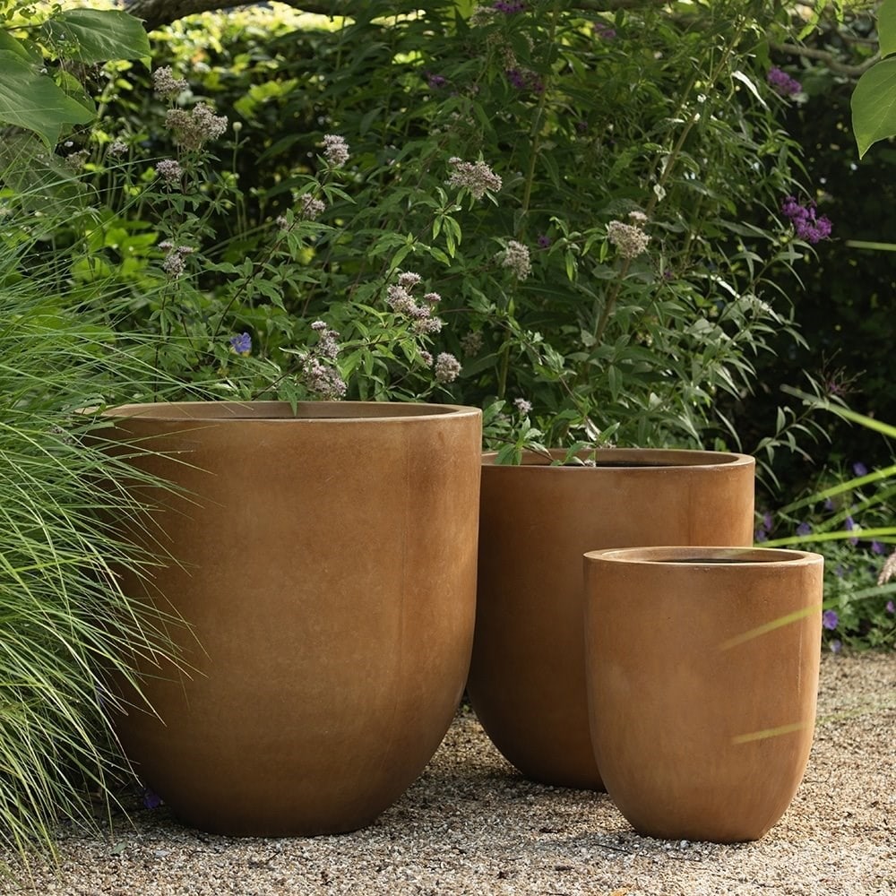 Drop planter - rust 