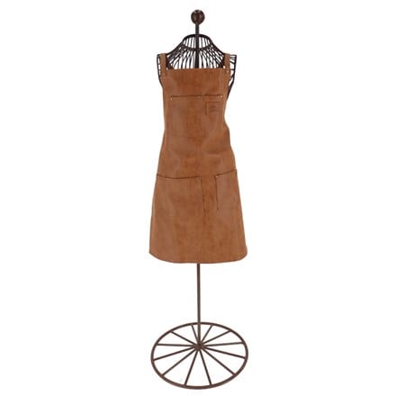 Gardener's faux leather tool apron - tan