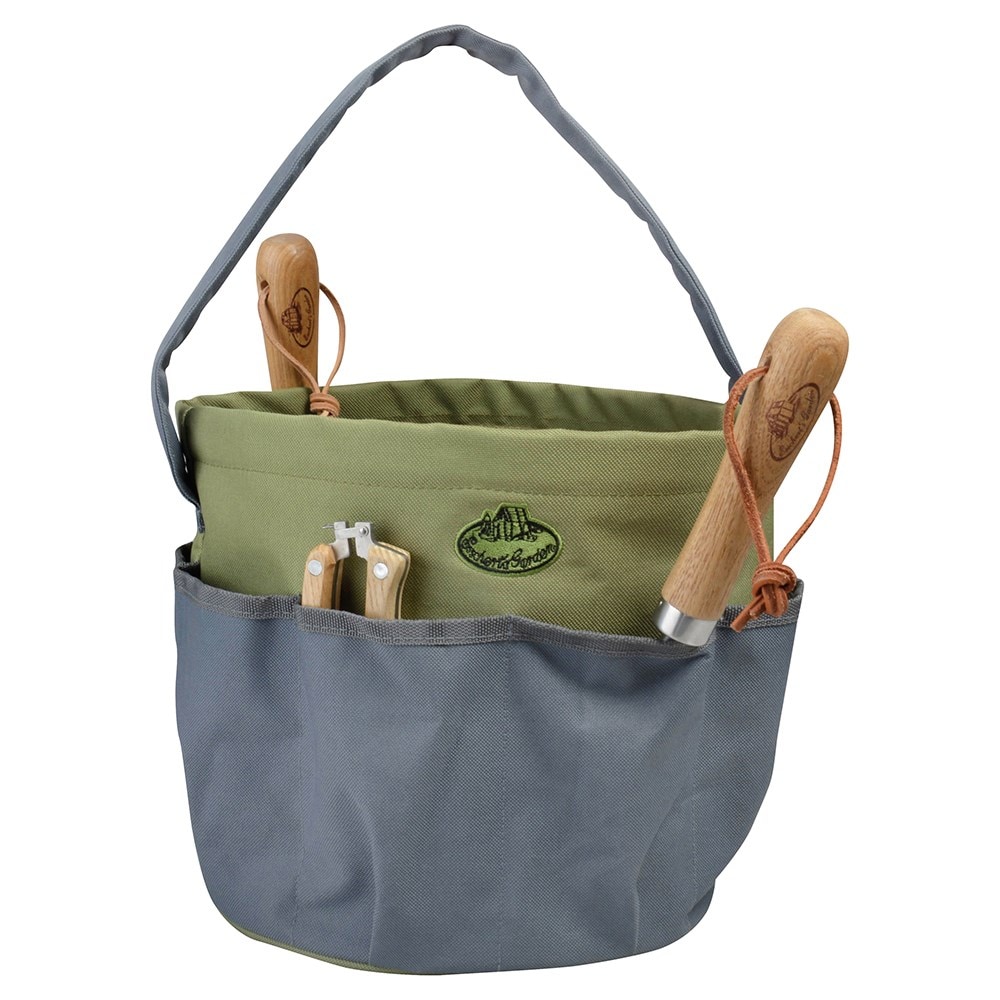 Gardener's tool bag - green & grey
