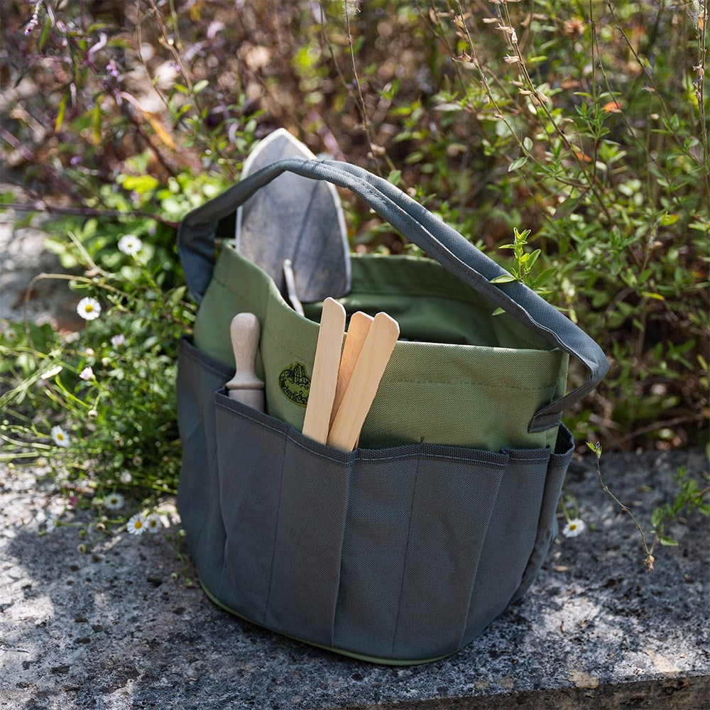 Gardener's tool bag - green & grey