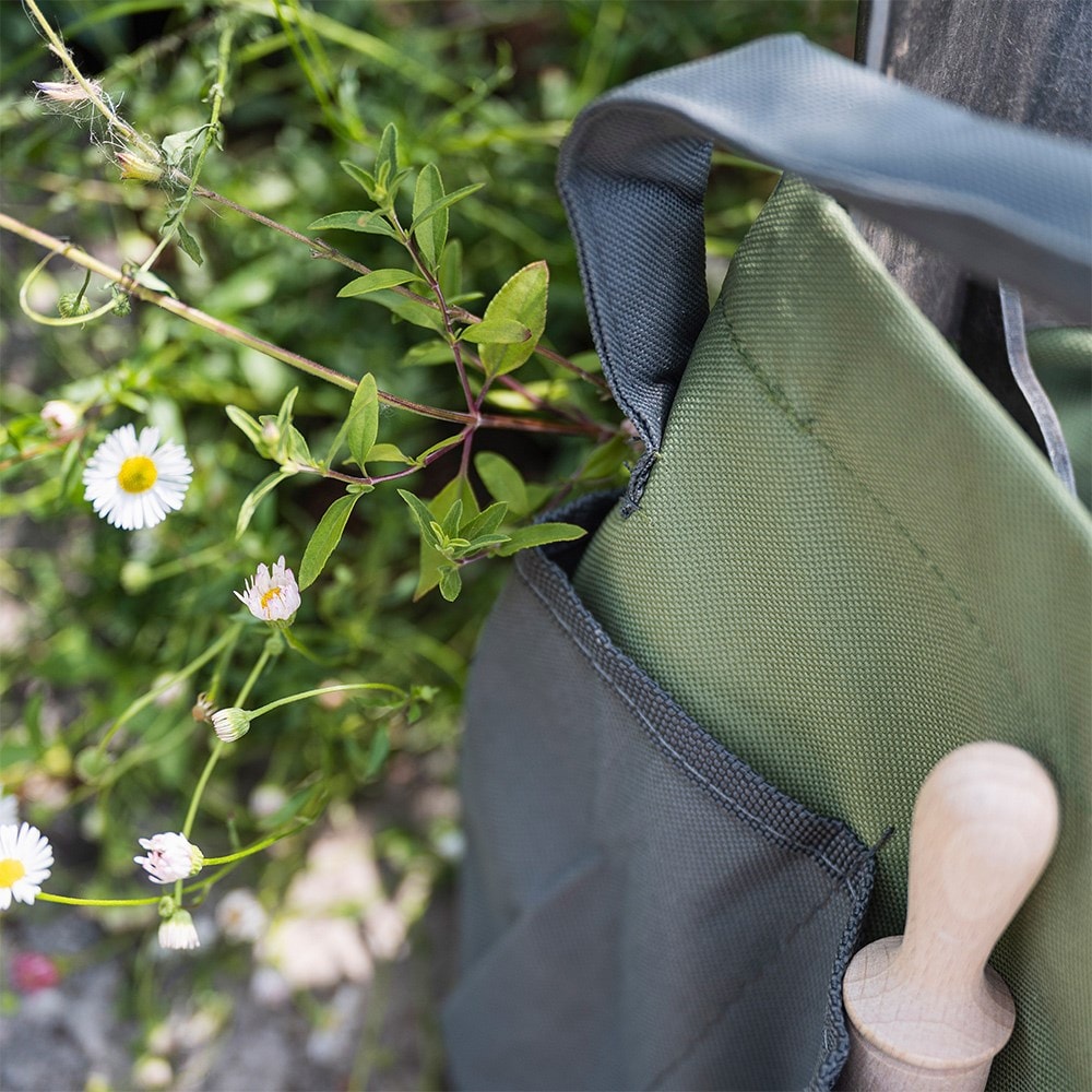Gardener's tool bag - green & grey