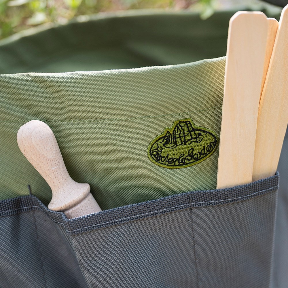 Gardener's tool bag - green & grey