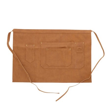 Gardeners faux leather tool belt - tan