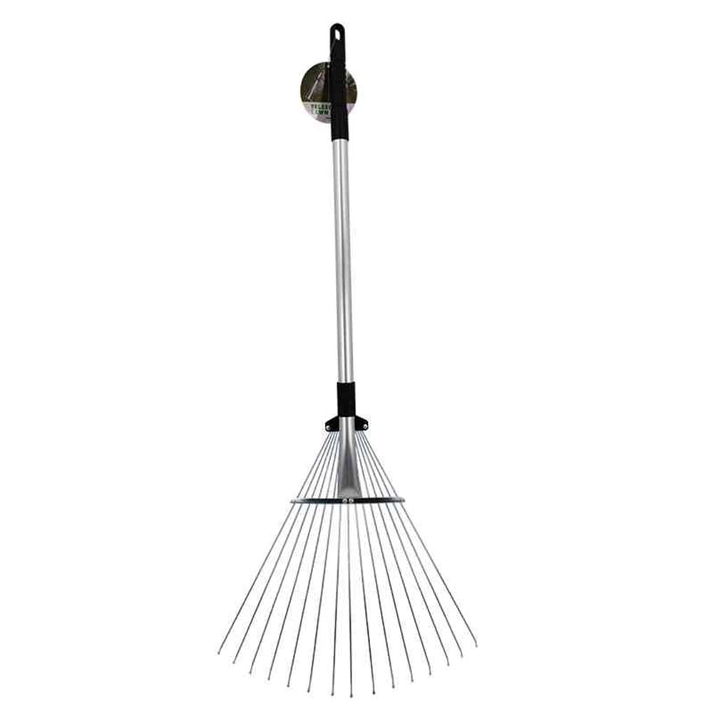 Telescopic leaf rake