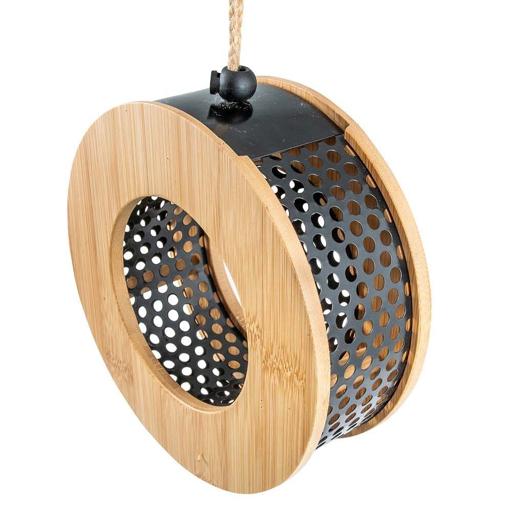 Contemporary bamboo peanut feeder 