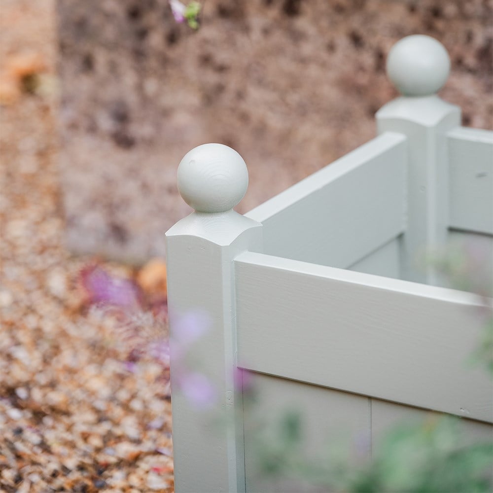 Classic wooden trough - sage