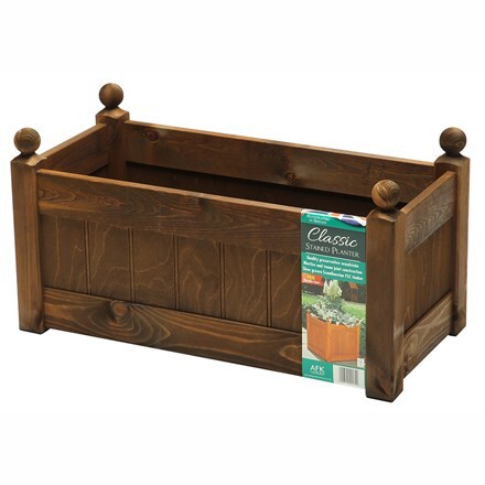 Classic wooden trough - chestnut