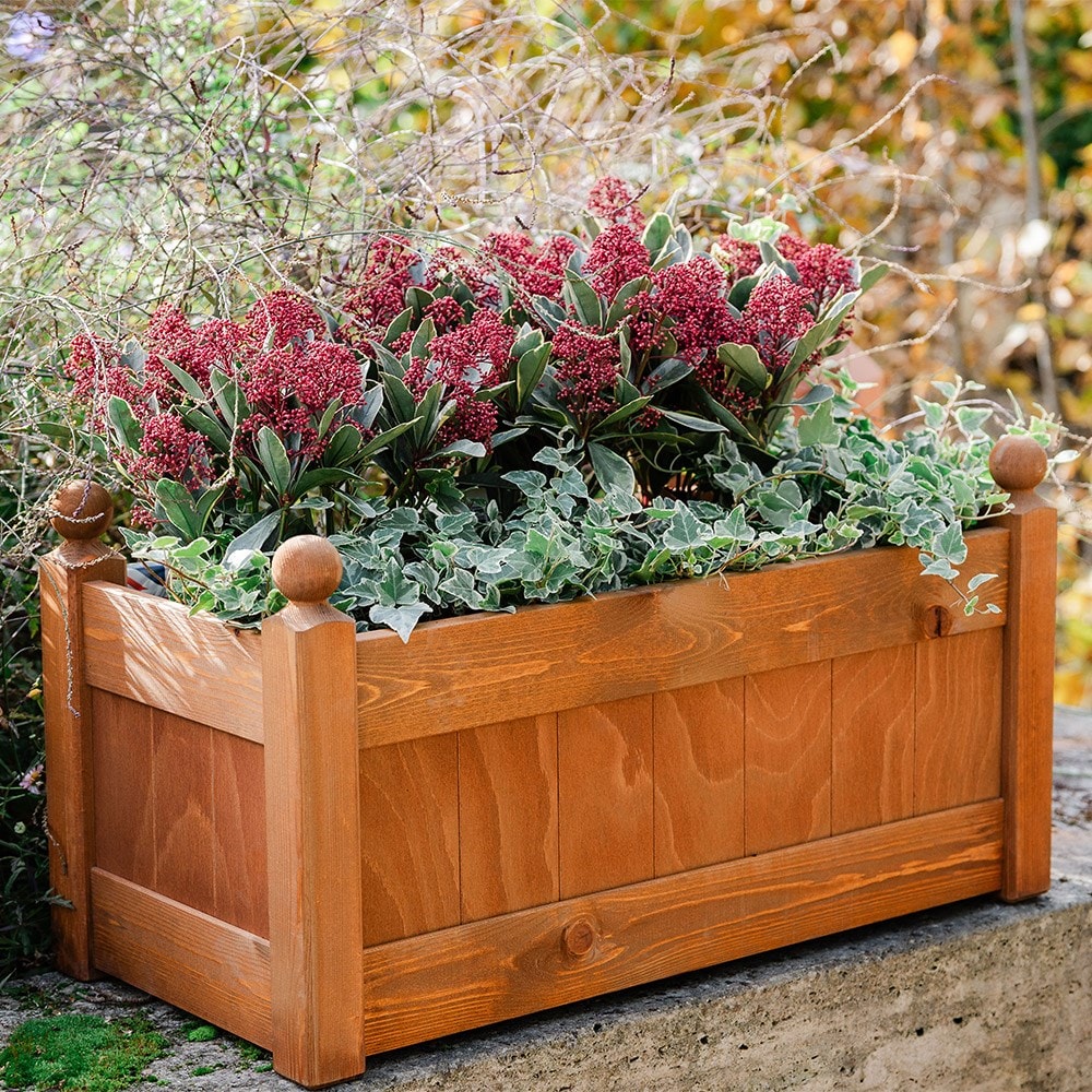 Classic wooden trough - beech