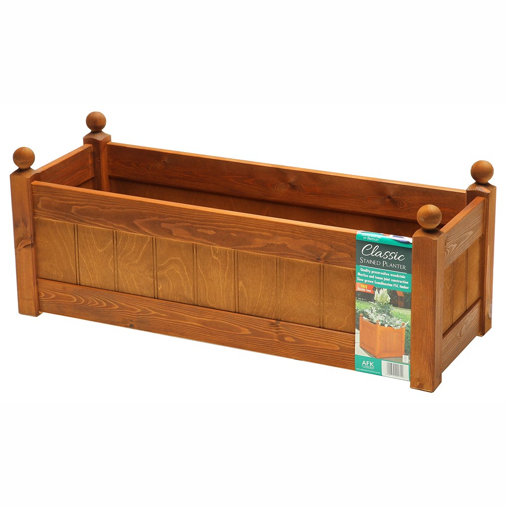 Classic wooden trough - beech