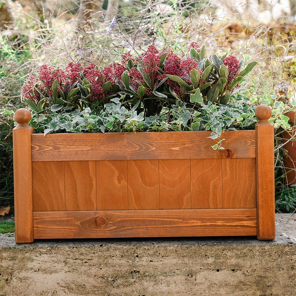 Classic wooden trough - beech