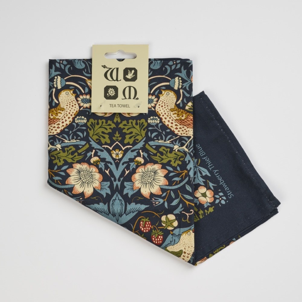 Le Chateau Morris Strawberry Thief tea towel