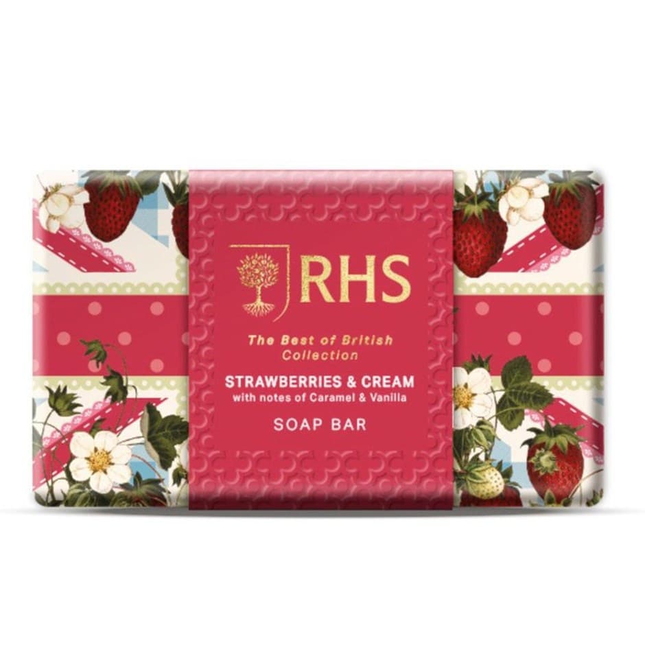RHS Strawberries & cream soap bar