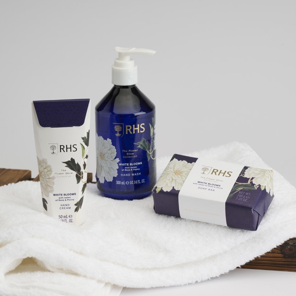 RHS White blooms hand wash