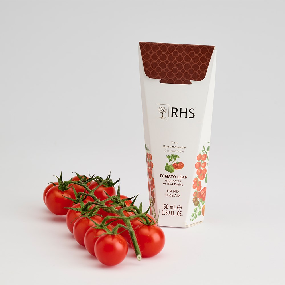 RHS Tomato leaf hand cream