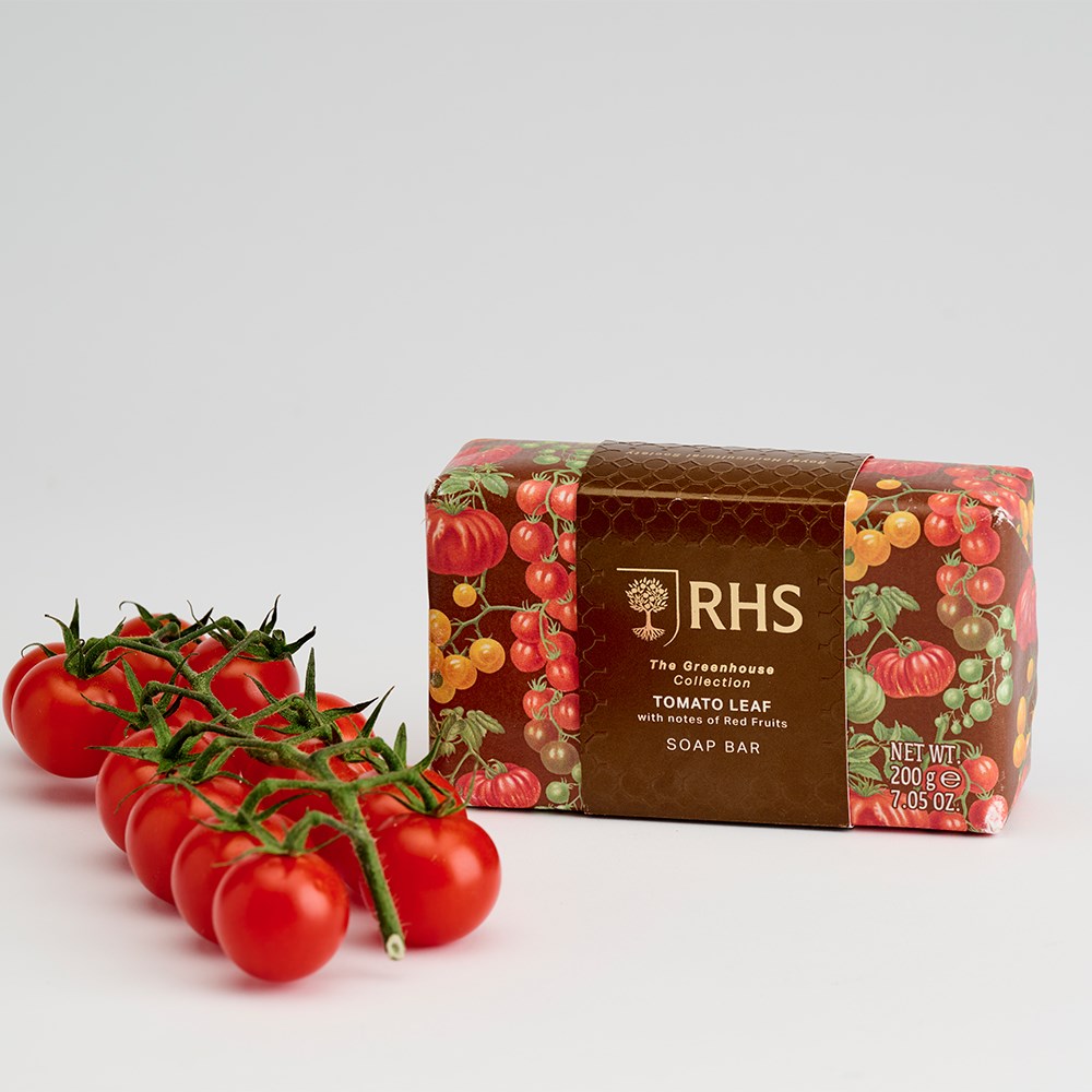 RHS Tomato leaf soap bar