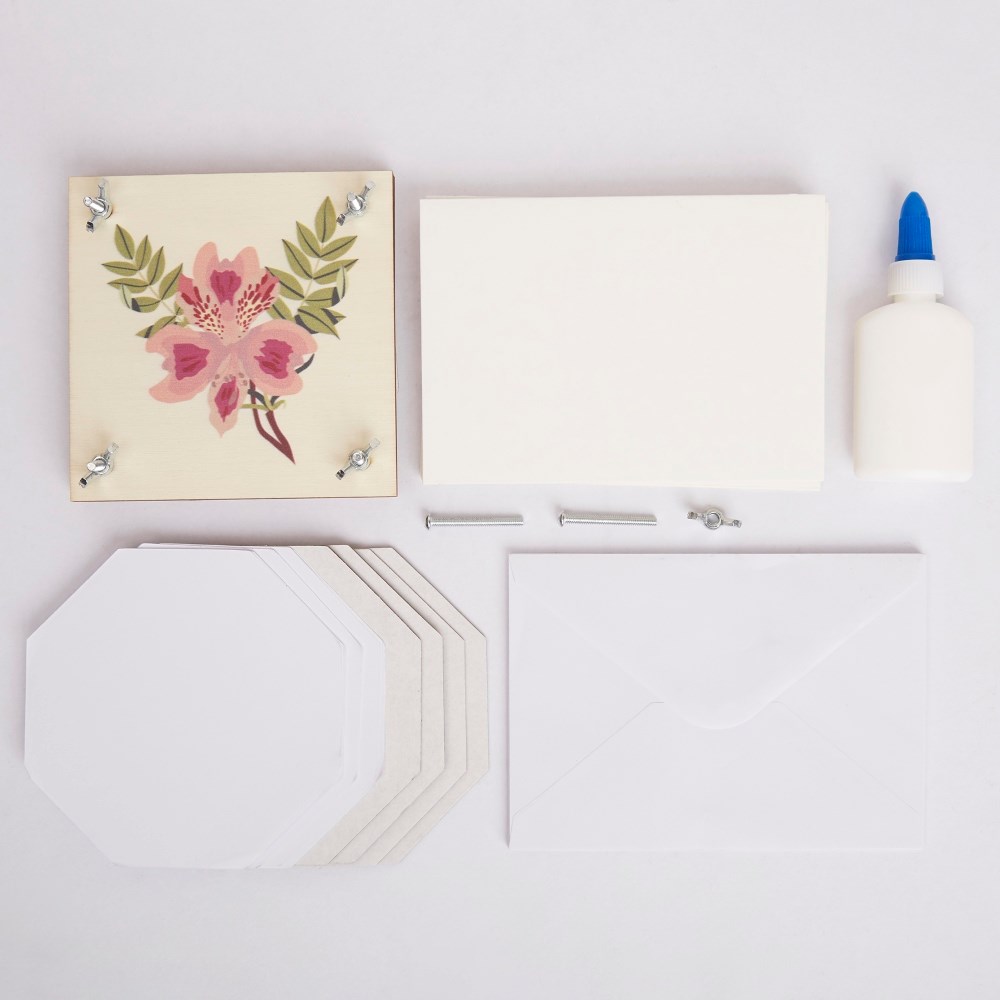 RHS flower press kit
