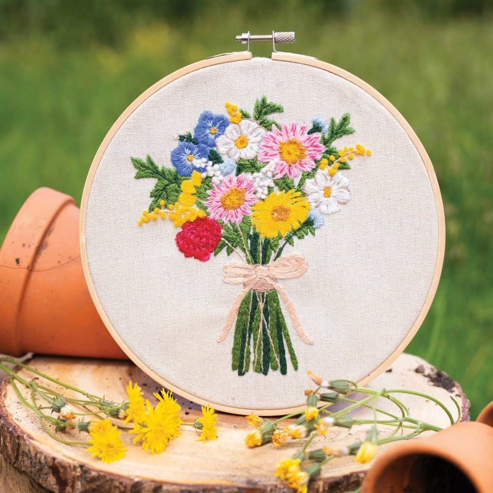 RHS embroidery kit - bouquet