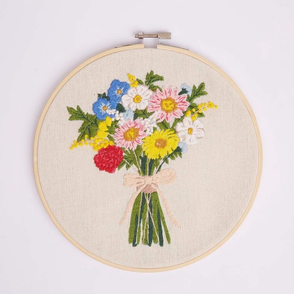 RHS embroidery kit - bouquet