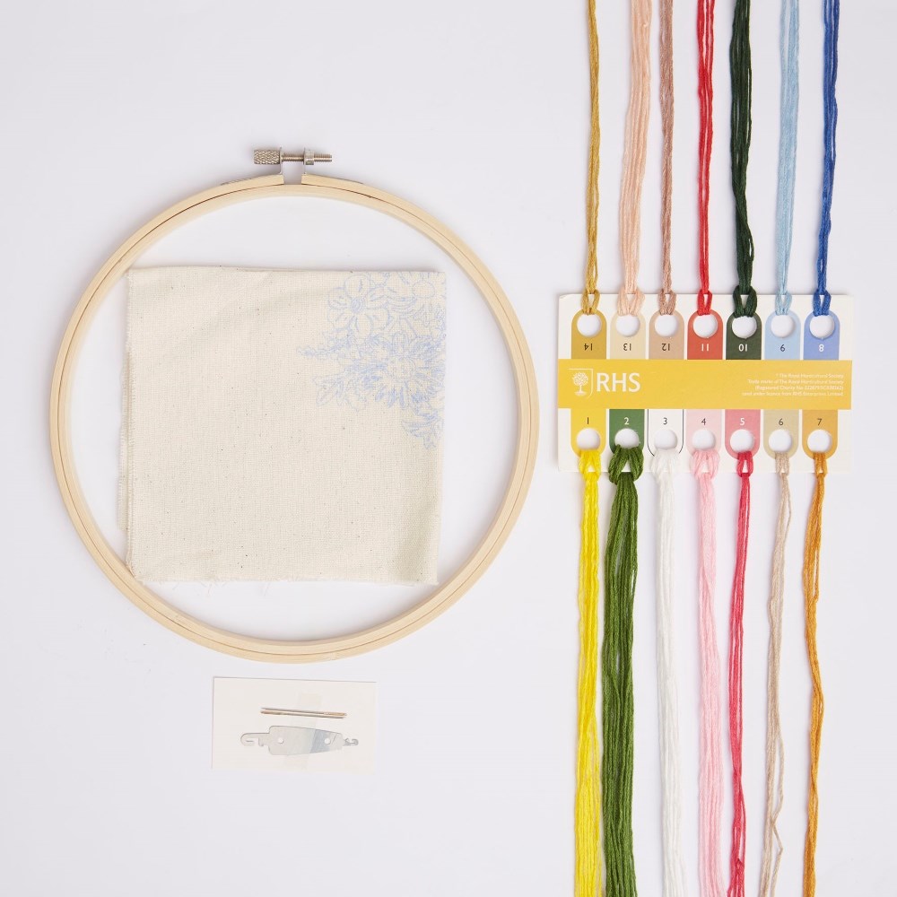 RHS embroidery kit - bouquet
