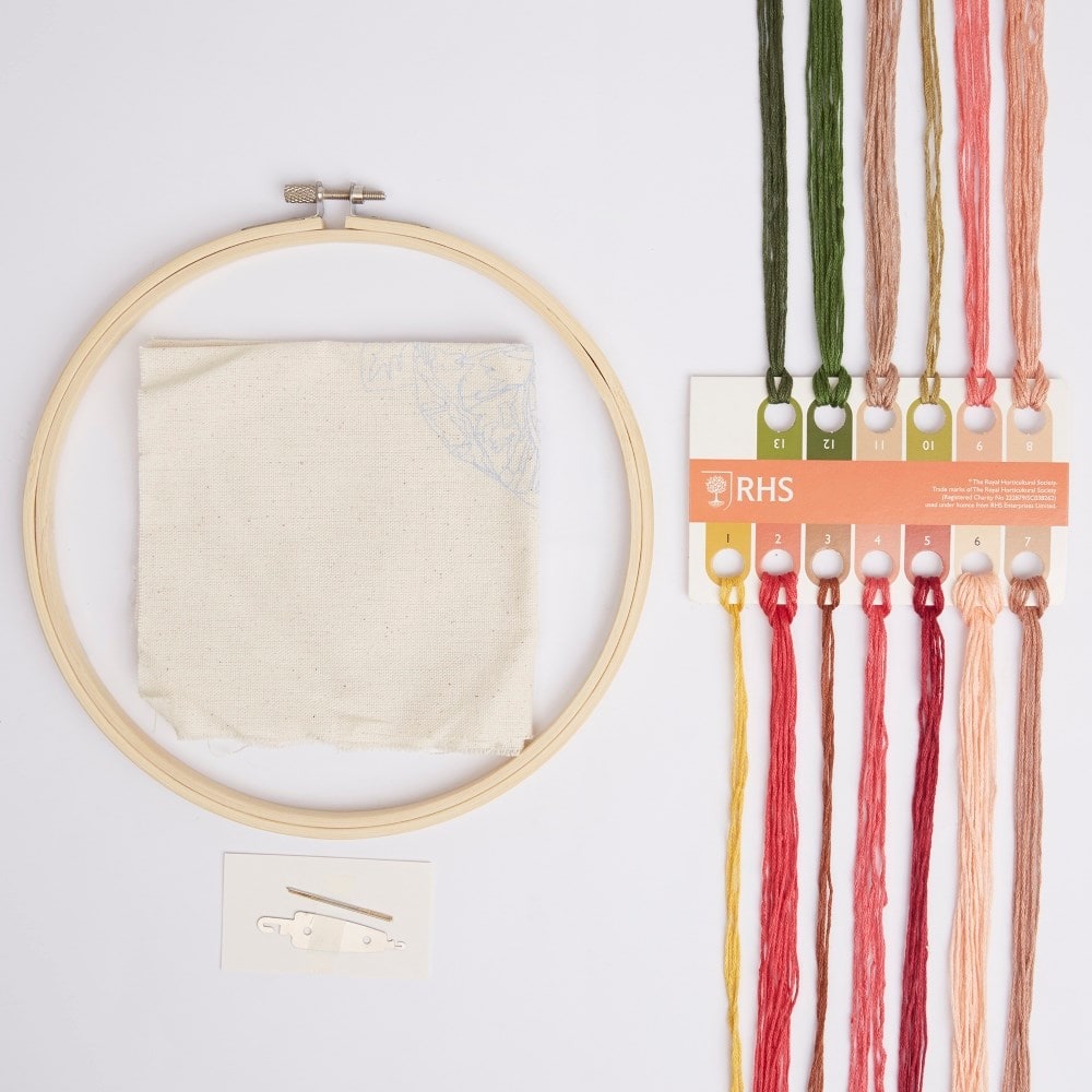 RHS embroidery kit - plant study